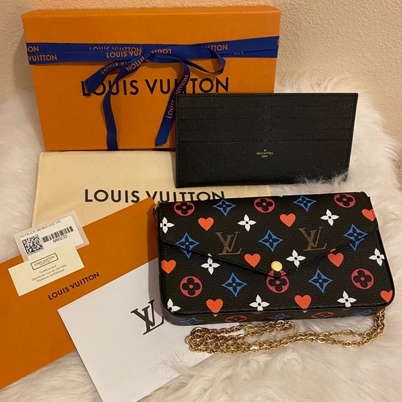LOUIS VUITTON ♠️♥️ Game On ♥️♣️ Felicie Pochette - Picture 11 of 11